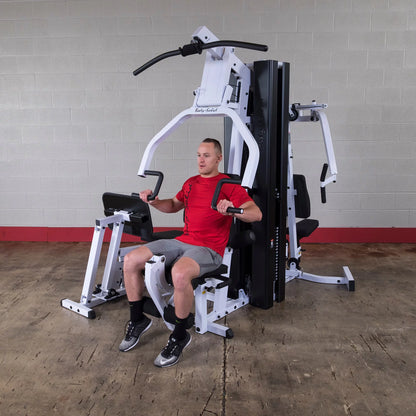 Transform Your Home Workouts with the Body Solid EXM3000LPS Commercial Double Stack Gym - Ultimate 3 Station Fitness Solution