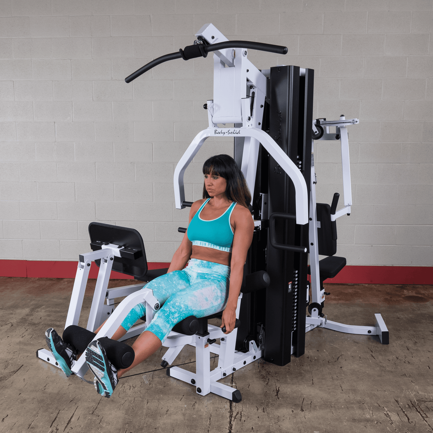 Transform Your Home Workouts with the Body Solid EXM3000LPS Commercial Double Stack Gym - Ultimate 3 Station Fitness Solution